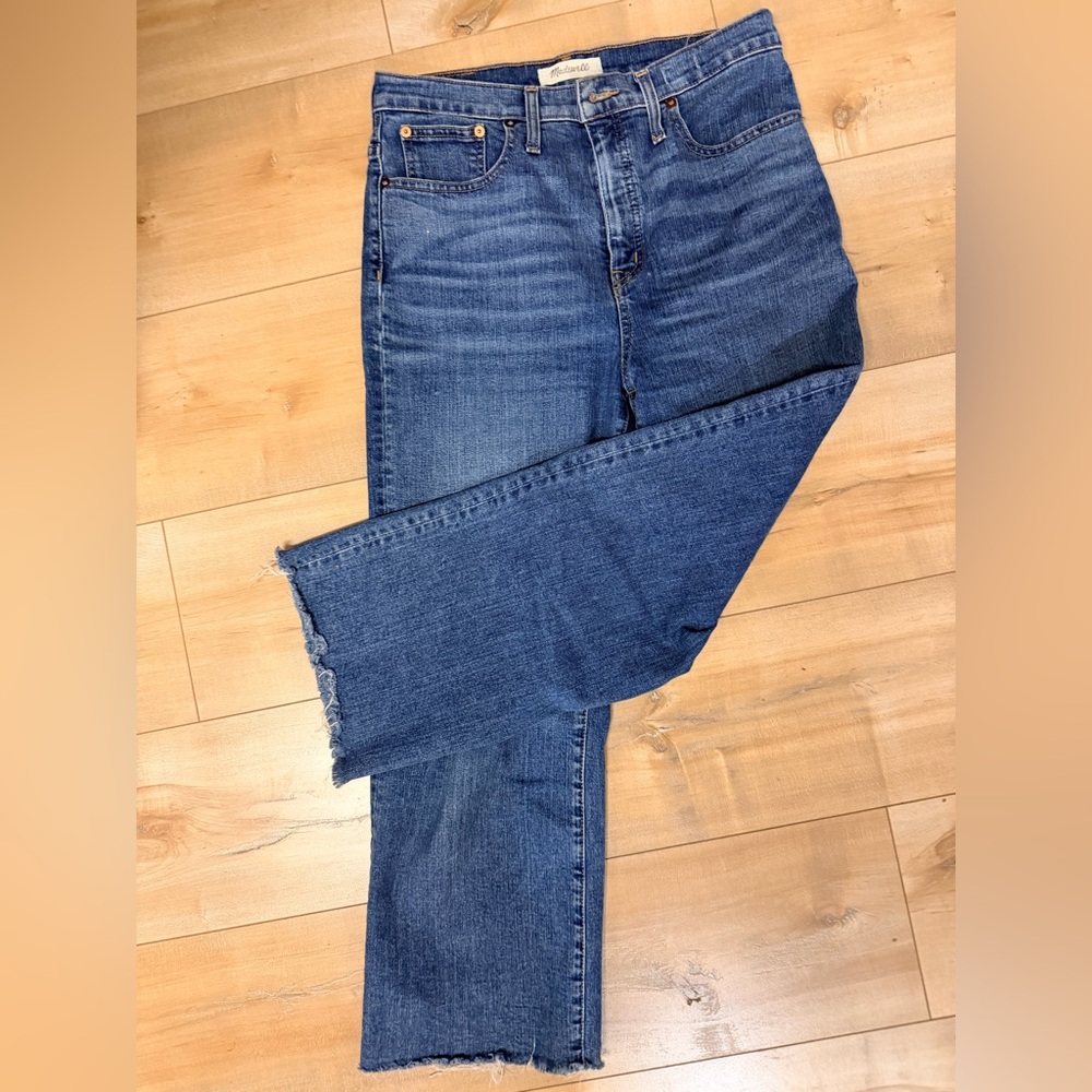 Madewell Slim Wide Leg Crop Jean